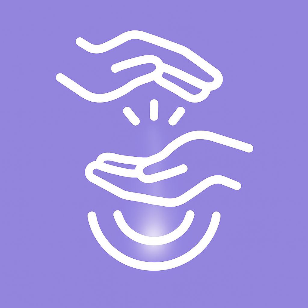 Reiki energy icon
